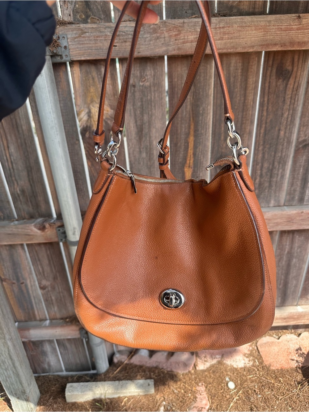 Coach Turnlock Hobo